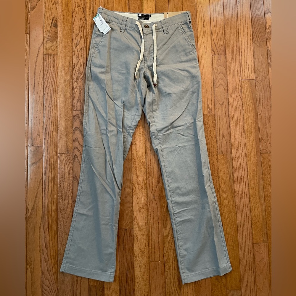 Simons Organic Cotton Linen Grey Pants, 29 W - 32 L
